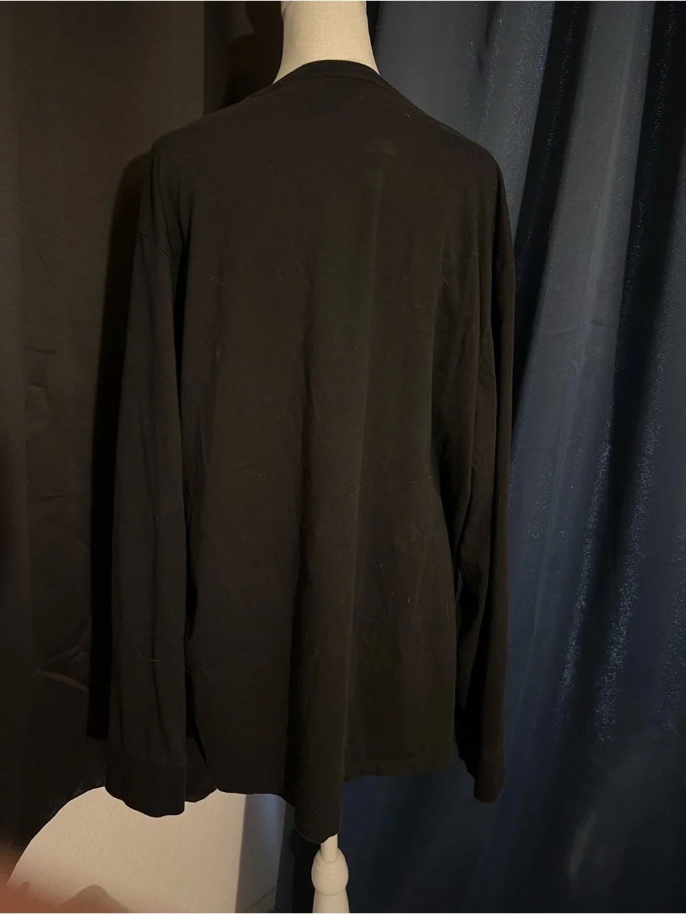 Polo Ralph Lauren Black Long Sleeve V-Neck Shirt – Men’s XL
